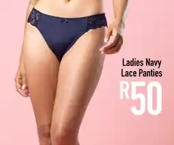 JAM Clothing Ladies Navy Lace Panties offer