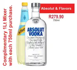 Johnny's Liquor Hypermarket Absolut & Flavors offer