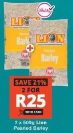 Checkers Lion Pearled Barley offer