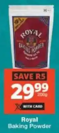 Checkers Royal Baking Powder offer