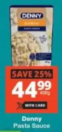 Checkers Denny Pasta Sauce offer