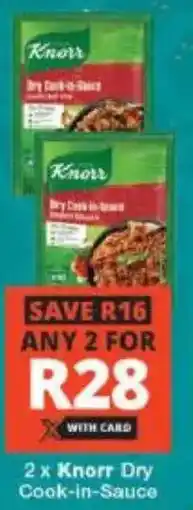 Checkers Knorr Dry Cook-in-Sauce offer