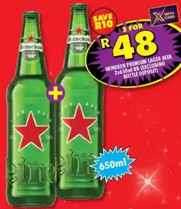 Shoprite Liquor Heineken premium lager beer rb offer