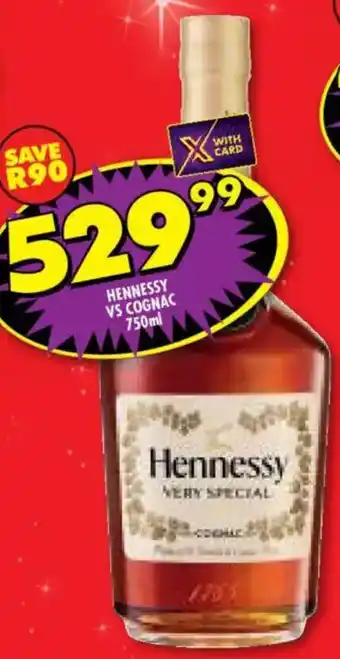 Shoprite Liquor Hennessy vs cognac offer