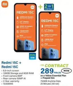 Incredible Connection Redmi 15C + Redmi 15C offer