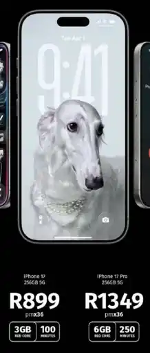 Vodacom iPhone 17 Pro 256GB 5G offer