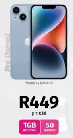 Vodacom iPhone 14 128GB 5G Pre Owned offer