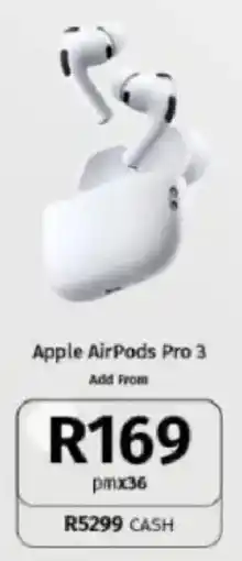 Vodacom Apple AirPods Pro 3 offer