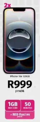 Vodacom IPhone 16e 128GB offer