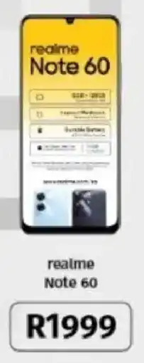 Vodacom Realme Note 60 offer