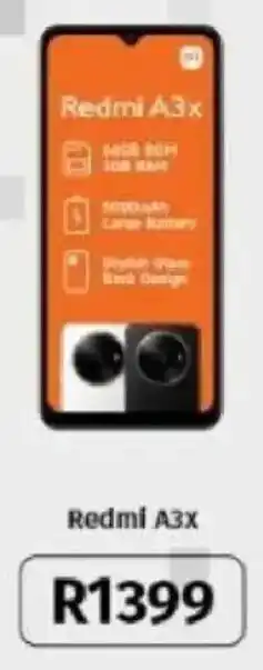 Vodacom Redmi A3x offer