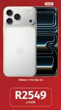 Vodacom IPhone 17 Pro Max 5G offer