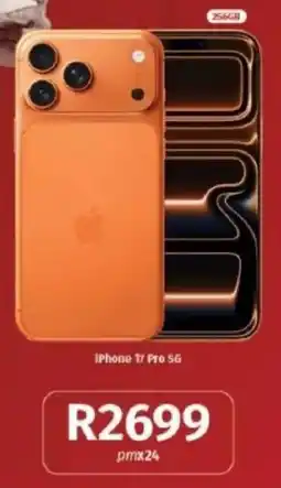 Vodacom IPhone 17 Pro 5G offer