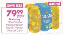 President Hyper Mainstay Piña Colada Mojito/ Passion Martini Flavour Cocktail Cans offer