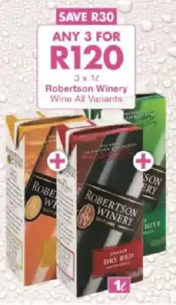 President Hyper Robertson Winery Wine All Variants offer
