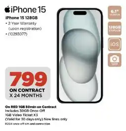 HiFi Corp iPhone 15 128GB offer