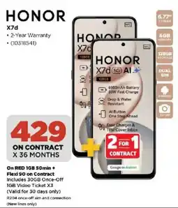 HiFi Corp Honor X7d offer