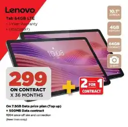 HiFi Corp Lenovo Tab 64GB LTE offer
