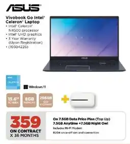 HiFi Corp ASUS Vivobook Go Intel Celeron Laptop offer