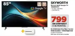 HiFi Corp Skyworth 85-inch QLED Google TV-85Q6600H offer