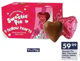 President Hyper Sweetie Pie Milk Chocolate Hollow Hearts offer