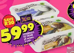 Shoprite Spoonfulls ice cream offer