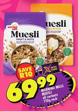 Shoprite Morning mills muesli offer