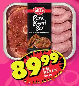Shoprite Pork braai box offer