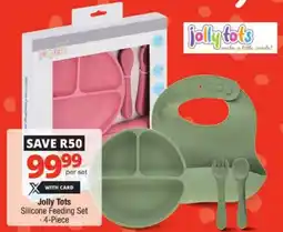 Checkers Jolly Tots Silicone Feeding Set offer
