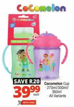 Checkers Cocomelon Cup offer