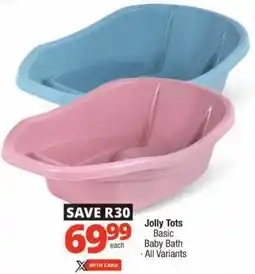 Checkers Jolly Tots Basic Baby Bath offer