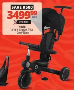 Checkers Noola 3-in-1 Cruiser Trike offer