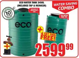 Boxer ECO WATER TANK 2450L (INCLUDES TAP & REDUCER) offer