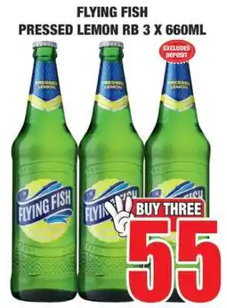 Boxer FLYING FISH Pressed Lemon RB 3 x 660ml offer