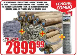 Boxer Fencing Combo offer
