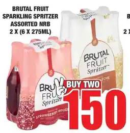 Boxer BRUTAL FRUIT SPARKLING SPRITZER ASSORTED NRB offer