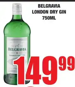 Boxer Belgravia London Dry Gin 750ml offer
