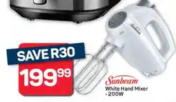 Pick n Pay Sunbeam White Hand Mixer offer