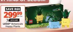 Checkers LEGO Botanicals Happy Plants offer