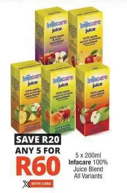 Checkers Infacare 100% Juice Blend offer
