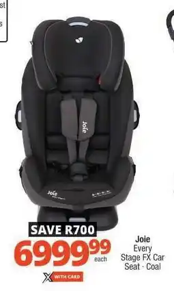 Checkers Joie Every Stage FX Car Seat - Coal offer