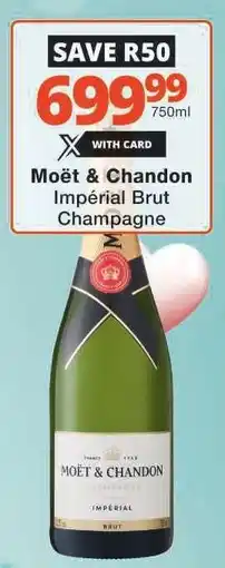 Checkers Moët & Chandon Impérial Brut Champagne offer