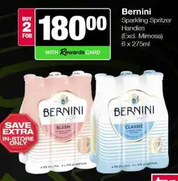 Spar Tops Bernini offer