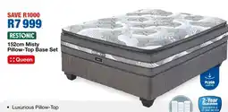 OK Furniture 152cm Misty Pillow-Top Base Set offer