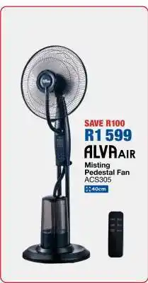 OK Furniture ALVA Air Misting Pedestal Fan | ACS305 offer