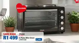 OK Furniture Univa 2-Plate Mini Oven offer