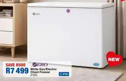 OK Furniture White Gas/Electric Chest Freezer offer