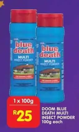 Shoprite DOOM BLUE DEATH MULTI INSECT POWDER 100g each offer
