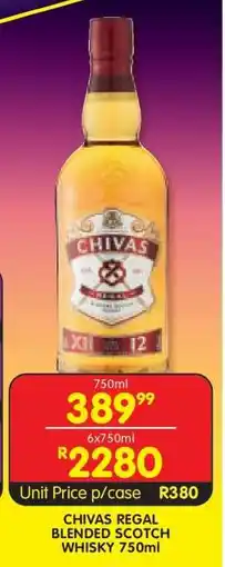 Shoprite CHIVAS REGAL BLENDED SCOTCH WHISKY 750ml offer