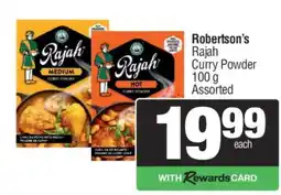 Spar Robertson’s Rajah Curry Powder offer